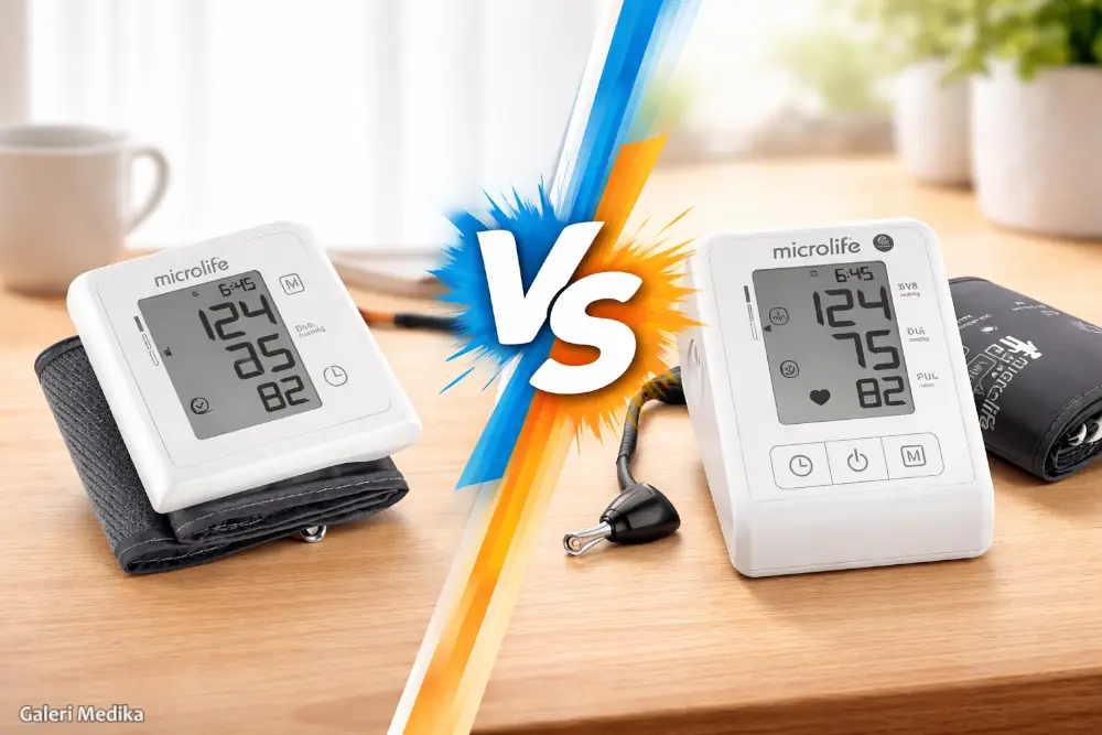 Tensimeter pergelangan tangan vs lengan atas